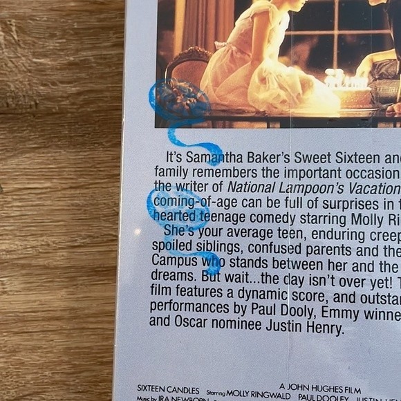 Sixteen candles movie VHS factory sealed RARE - Picture 3 of 7